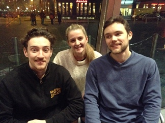 From Left to Right: Simon Donnellon, Jade Aitchison and James Muller.