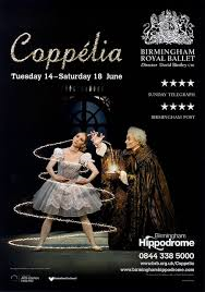 20 Years on: Posters from Birmingham Royal Ballet’s first performance of Coppélia  in March 1995, and the current performances, March 2015. 