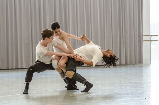The 3 Dancers: Daniel Davidson, Brenda Lee Grech, Miguel Altunaga (c) Stephen Wright